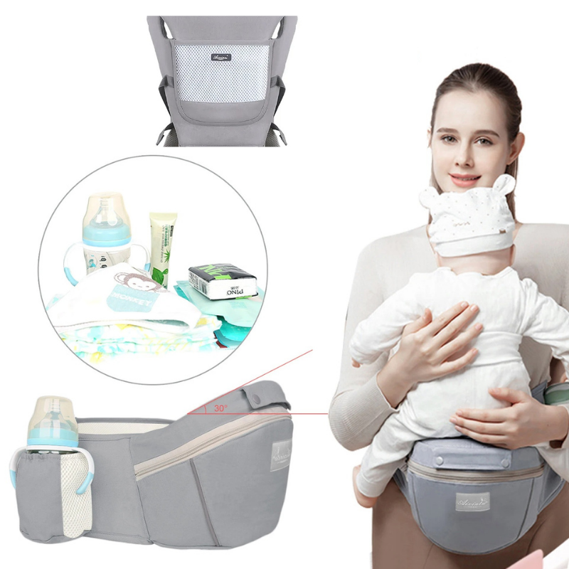 PORTE BEBE ERGONOMIQUE EN COTON