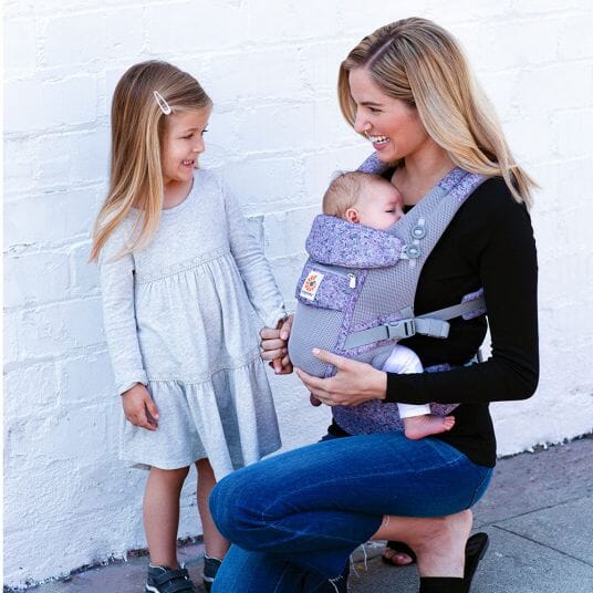 Porte Bebe - BreathBabyBag™ - Mauve Lavande - Solutions bébé
