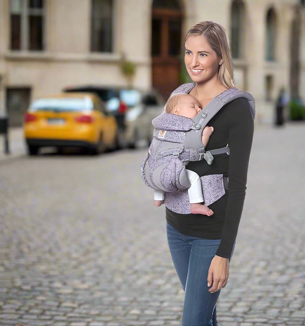 Porte Bebe - BreathBabyBag™ - Mauve Lavande - Solutions bébé