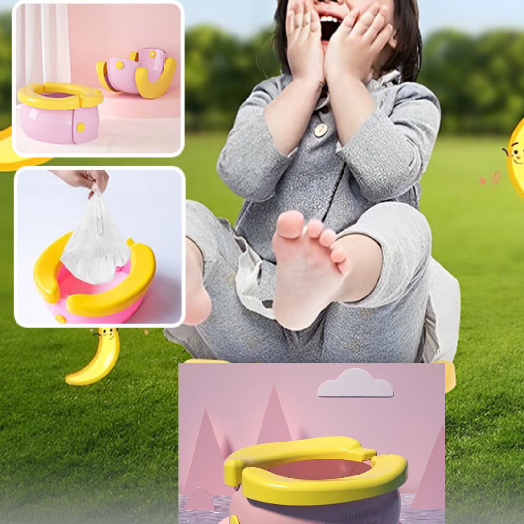 POT BEBE - TOILETTE PORTABLE ET PLIABLE POUR VOYAGE - Solutions bébé