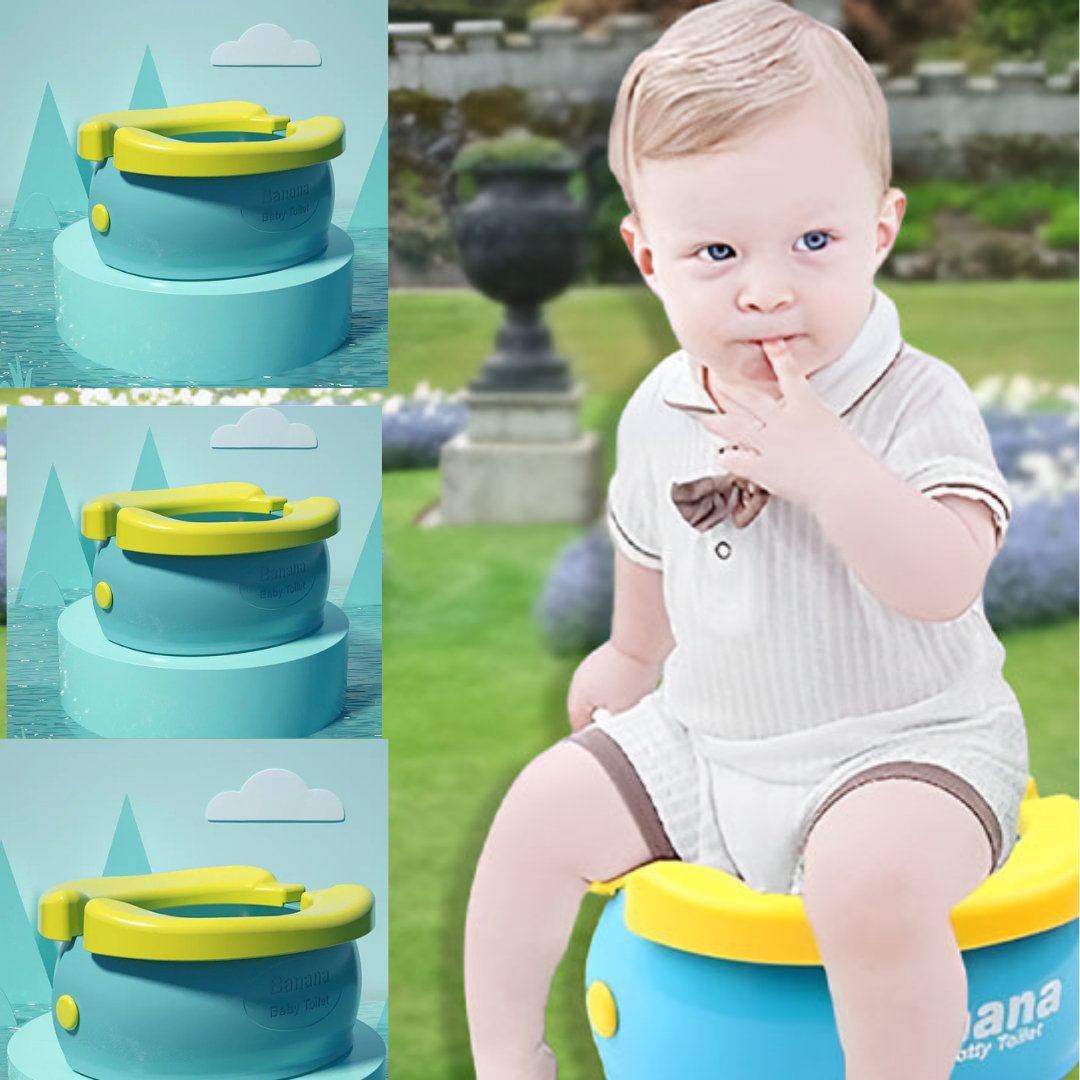 POT BEBE - TOILETTE PORTABLE ET PLIABLE POUR VOYAGE - Solutions bébé