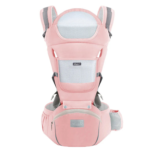 PORTE BEBE-TABOURET EGONOMIQUE ROSE