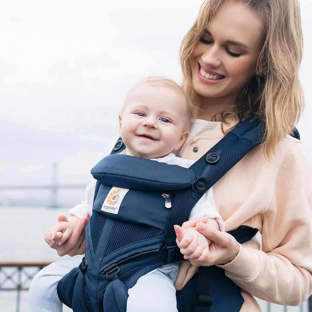 Porte Bebe - BreathBabyBag™ - Bleu Marine - Solutions bébé