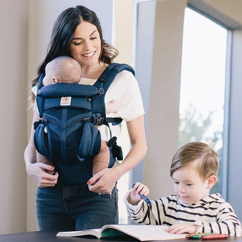 Porte Bebe - BreathBabyBag™ - Bleu Marine - Solutions bébé