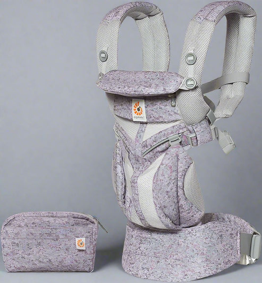 Porte Bebe - BreathBabyBag™ - Mauve Lavande - Solutions bébé