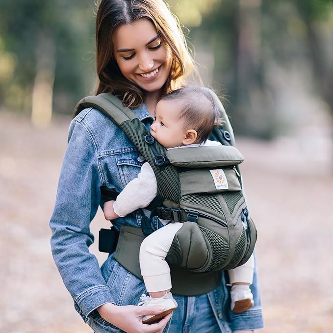 Porte Bebe - BreathBabyBag™ - Vert Olive - Solutions bébé