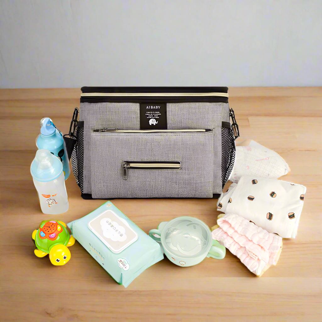 Sac à Langer à Dos - BabyTravel™ - Gris - Solutions bébé