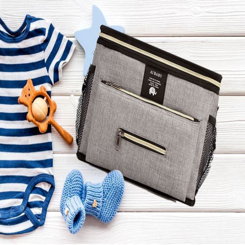 Sac à Langer à Dos - BabyTravel™ - Gris - Solutions bébé